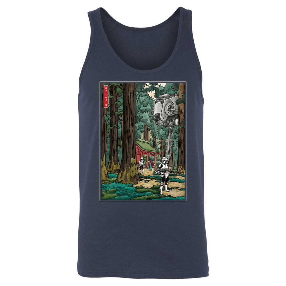 Unisex Jersey Tank - 3LL9RUNS - Navy - 2