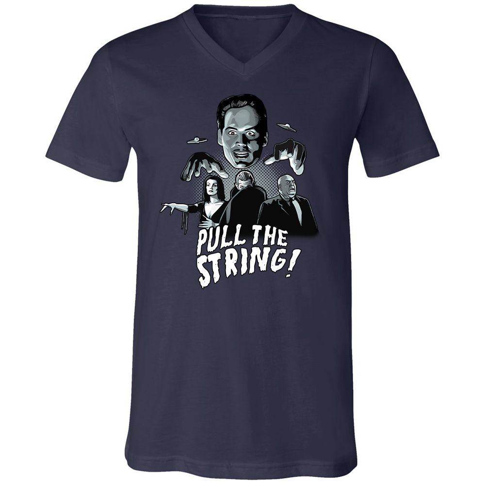 Unisex V-Neck T-Shirt - EHDHV3SY - Navy - 2