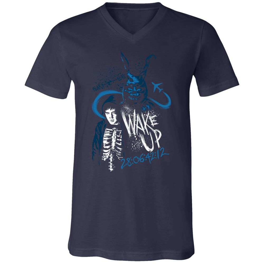Unisex V-Neck T-Shirt - SB3LH27K - Navy - 2