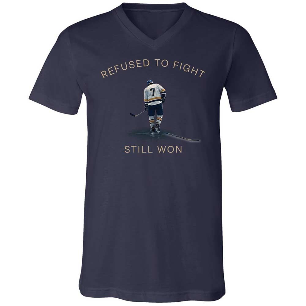Unisex V-Neck T-Shirt - SN47RZLG - Navy - 2