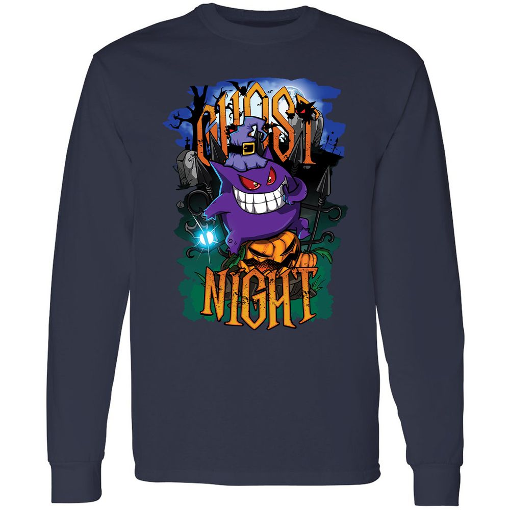 Long Sleeve T-Shirt - S2QFNXTC - Navy - 2