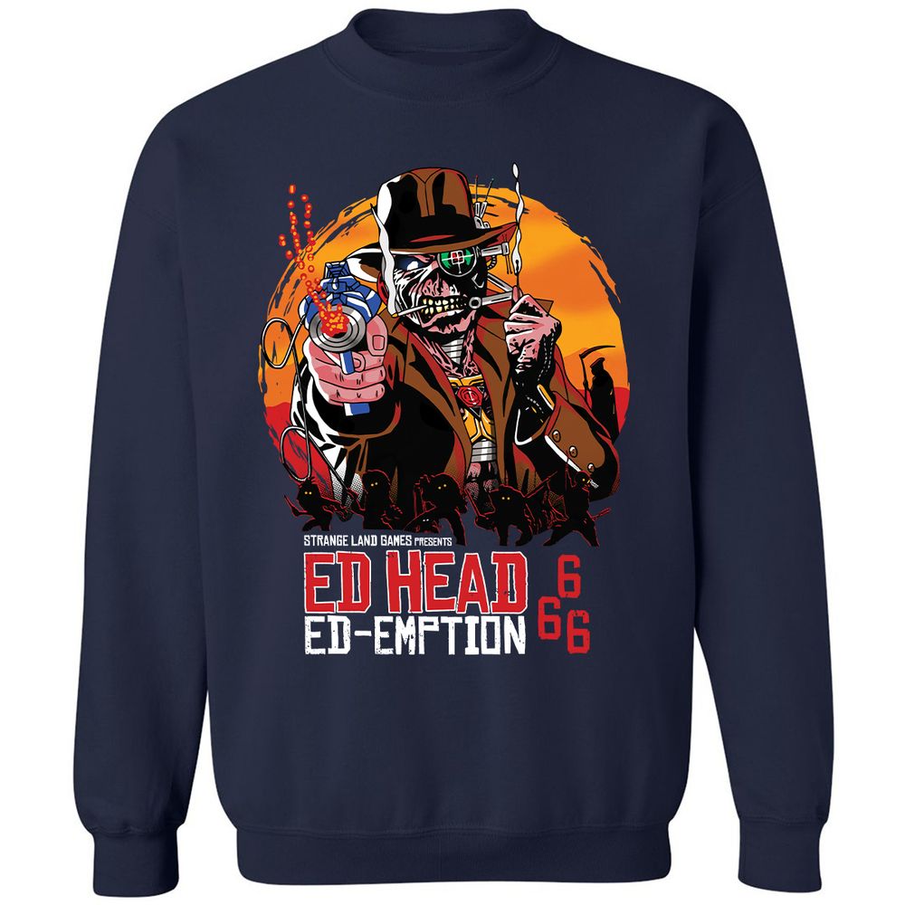 Classic Unisex Sweatshirt - GCGQ1ZEG - Navy - 2