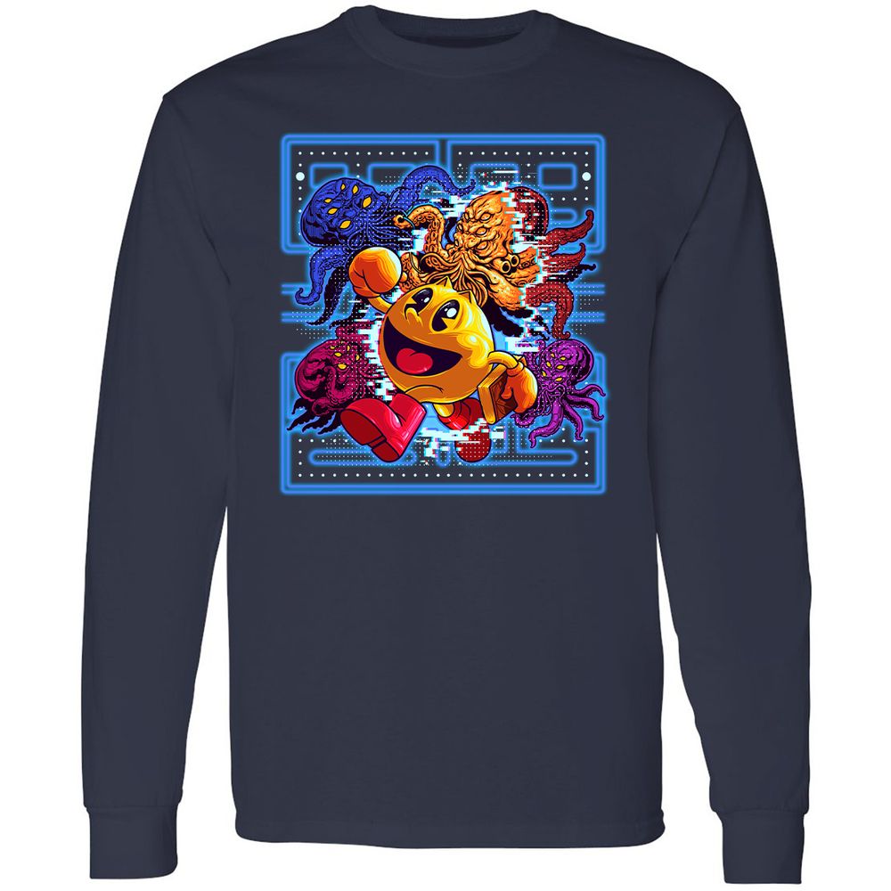Long Sleeve T-Shirt - 4GPC768Q - Navy - 2