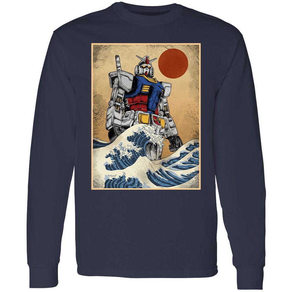 Long Sleeve T-Shirt - J8VQAEL5 - Navy - 2