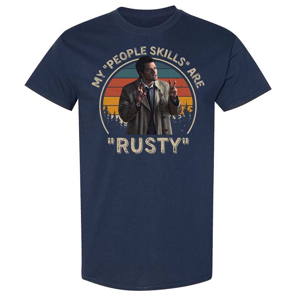 Classic Unisex T-Shirt - KQPHM8YM - Navy - 2