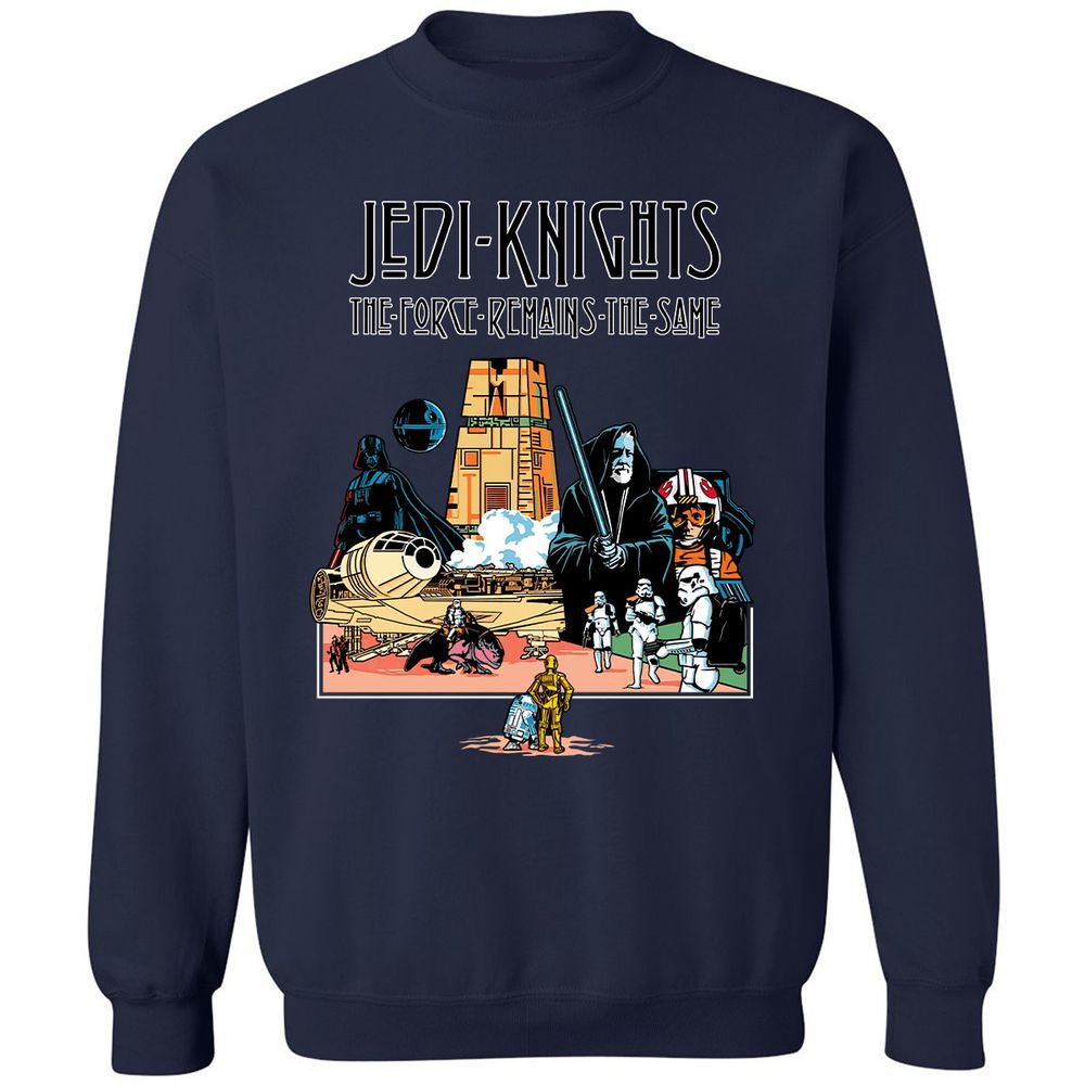 Classic Unisex Sweatshirt - Y87VJ22P - Navy - 2