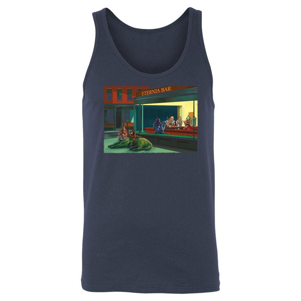 Unisex Jersey Tank - 3D2TCX8V - Navy - 2