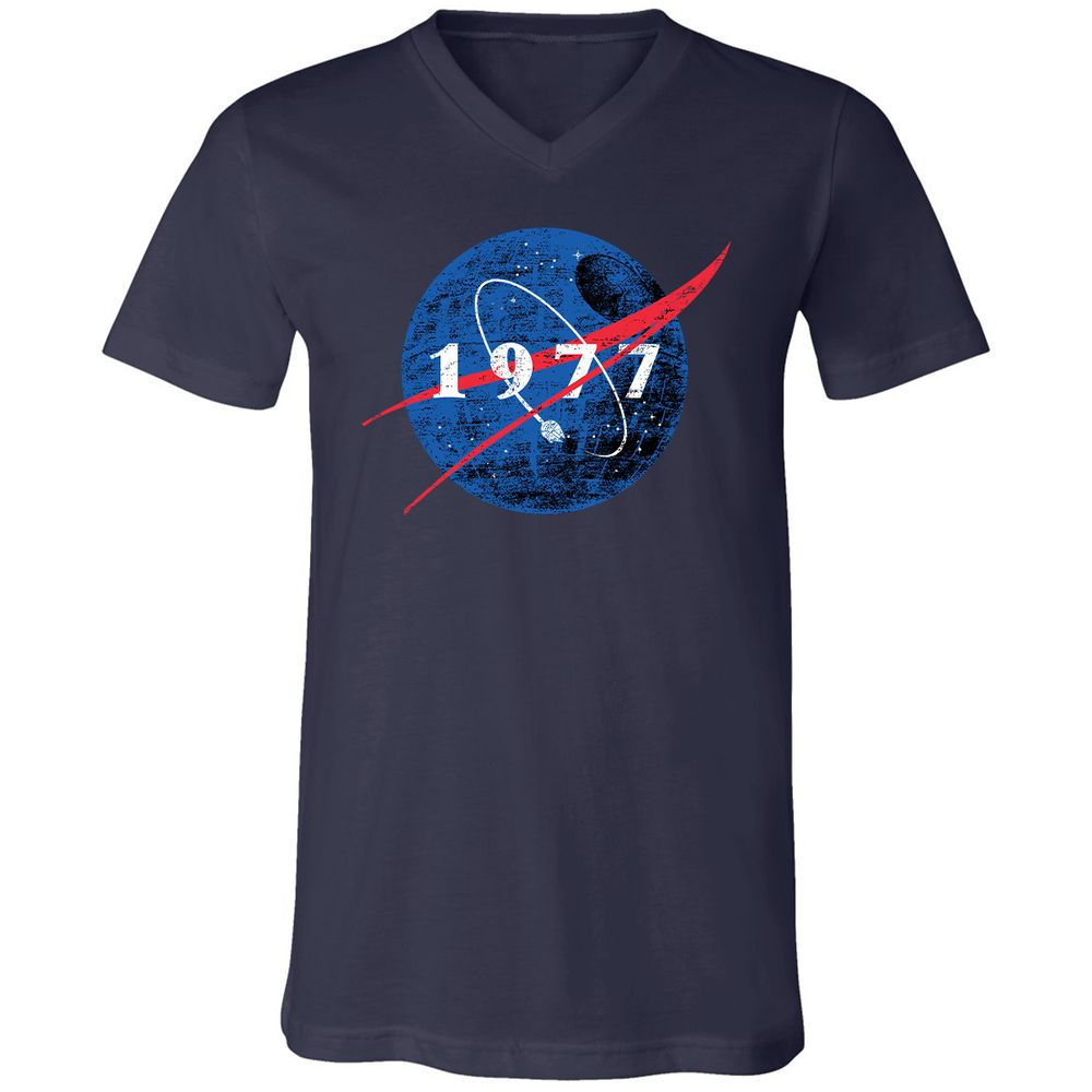 Unisex V-Neck T-Shirt - 2WGG57SE - Navy - 2