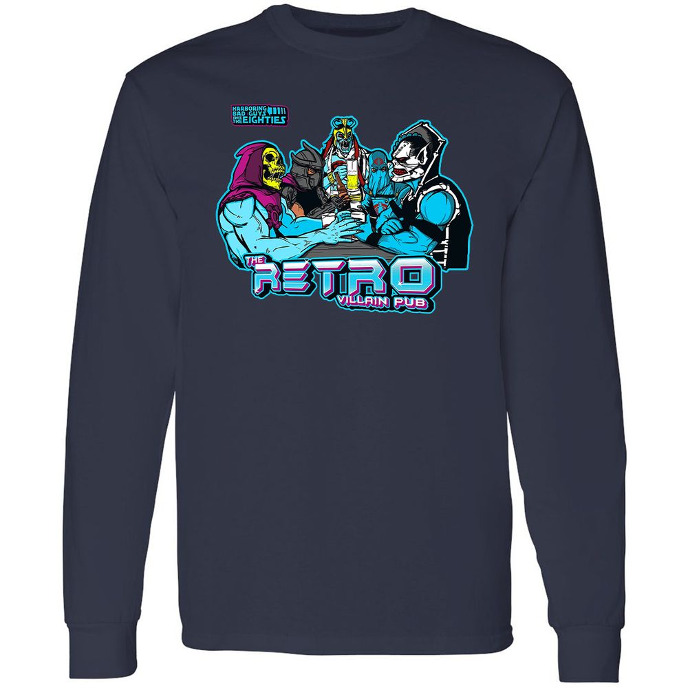 Long Sleeve T-Shirt - FGYBSGHY - Navy - 2