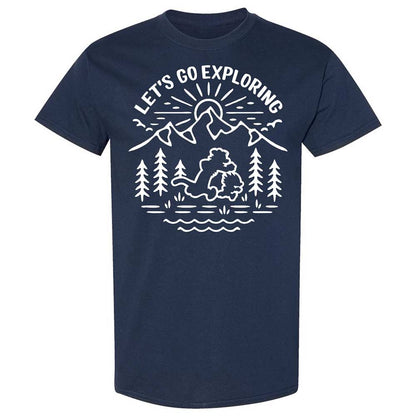 Classic Unisex T-Shirt - 3AAZDJT8 - Navy - 2