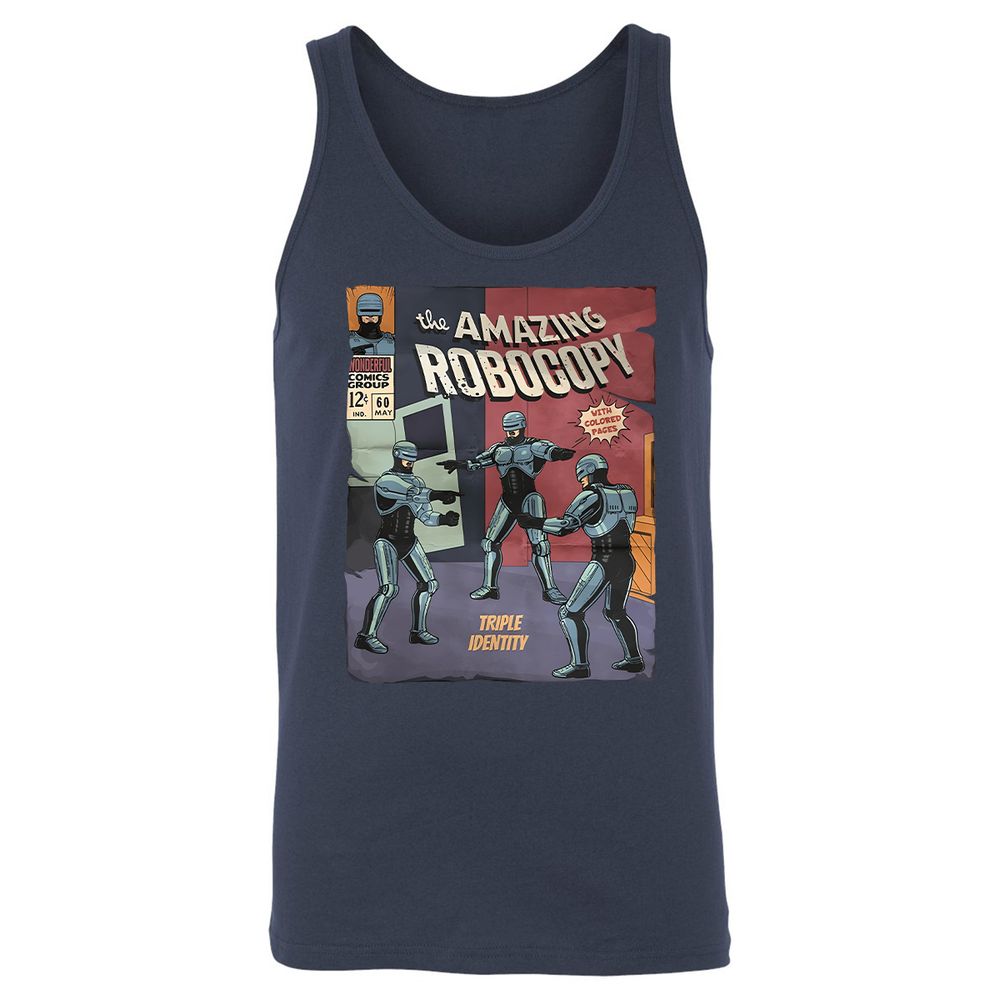 Unisex Jersey Tank - DGK4RGFT - Navy - 2
