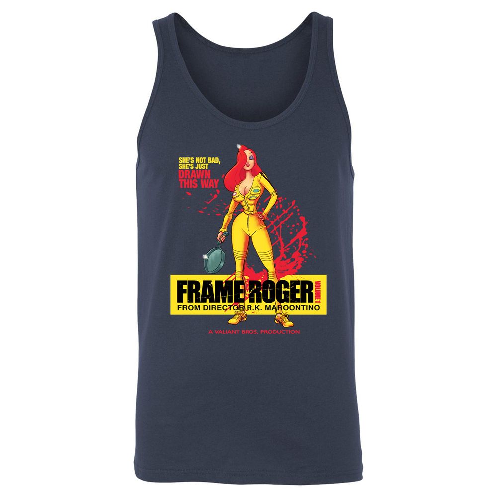 Unisex Jersey Tank - ZK9JY7B8 - Navy - 2