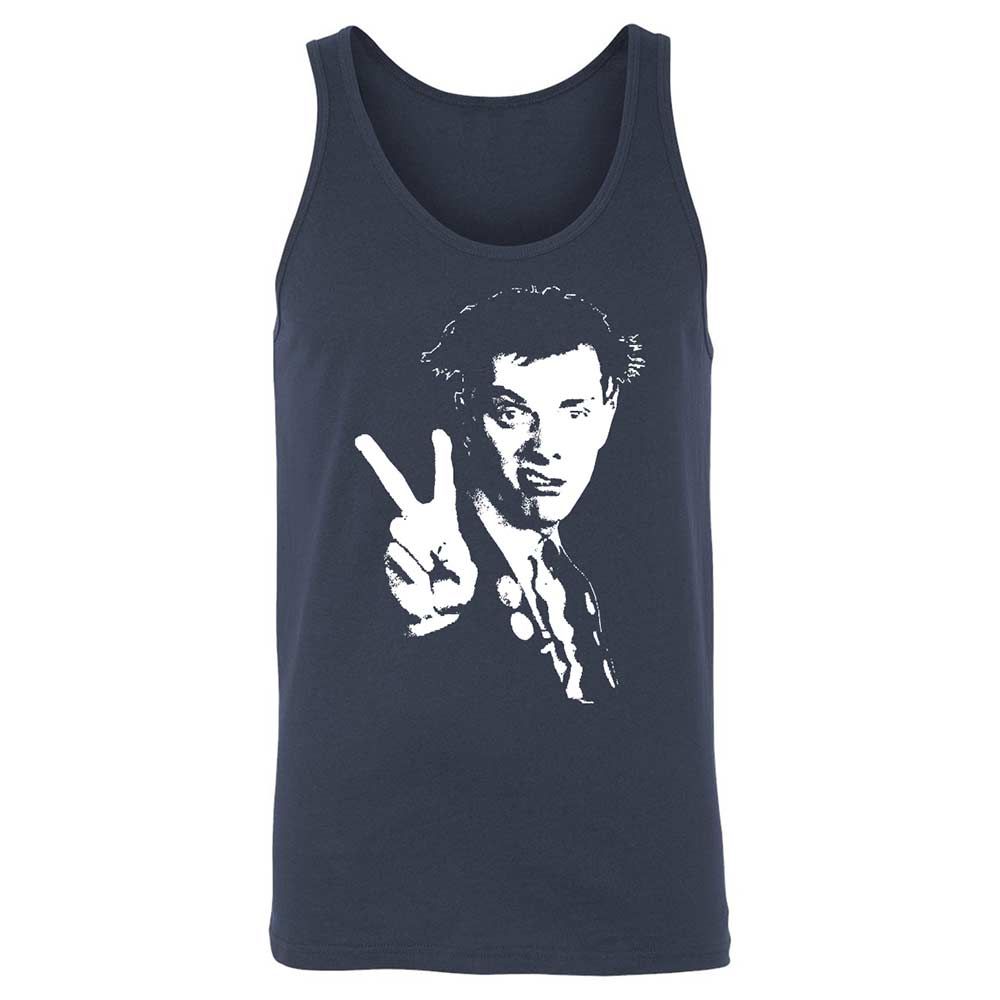 Unisex Jersey Tank - Black - Navy - 2