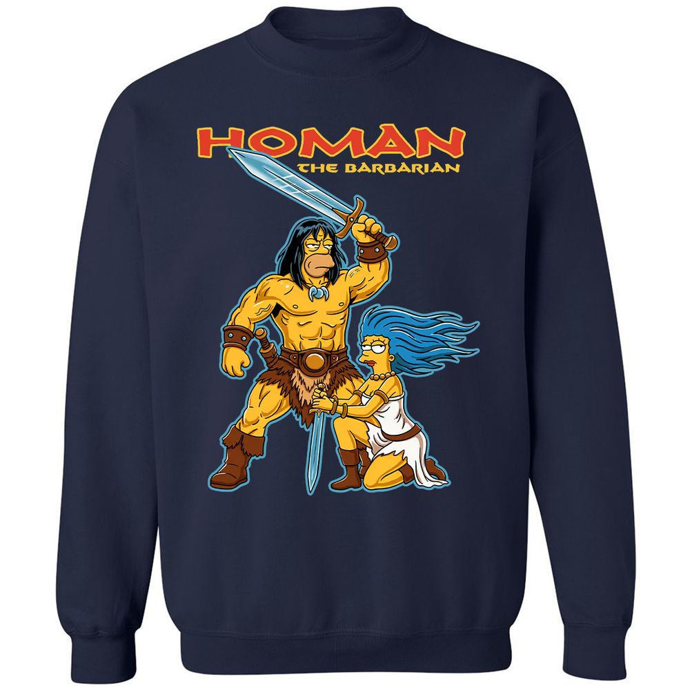 Classic Unisex Sweatshirt - 62KC3DBE - Navy - 2