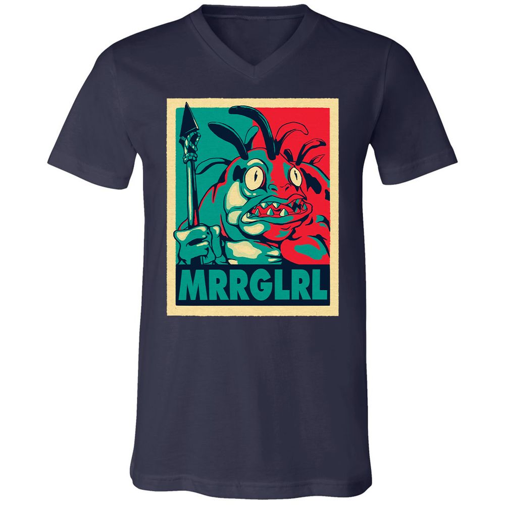 Unisex V-Neck T-Shirt - H11TVNMK - Navy - 2