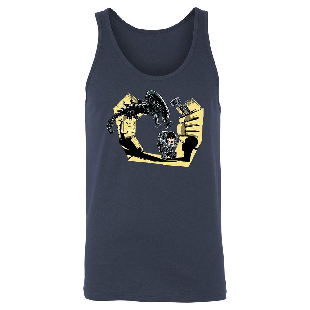 Unisex Jersey Tank - QDNRKEZ6 - Navy - 2
