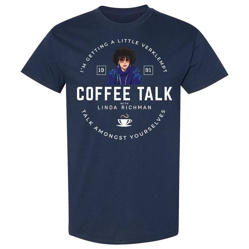 Coffee Talk with Linda Richman - Navy - 2