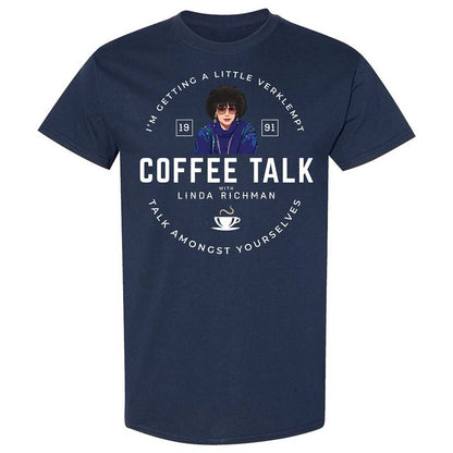Coffee Talk with Linda Richman - Navy - 2