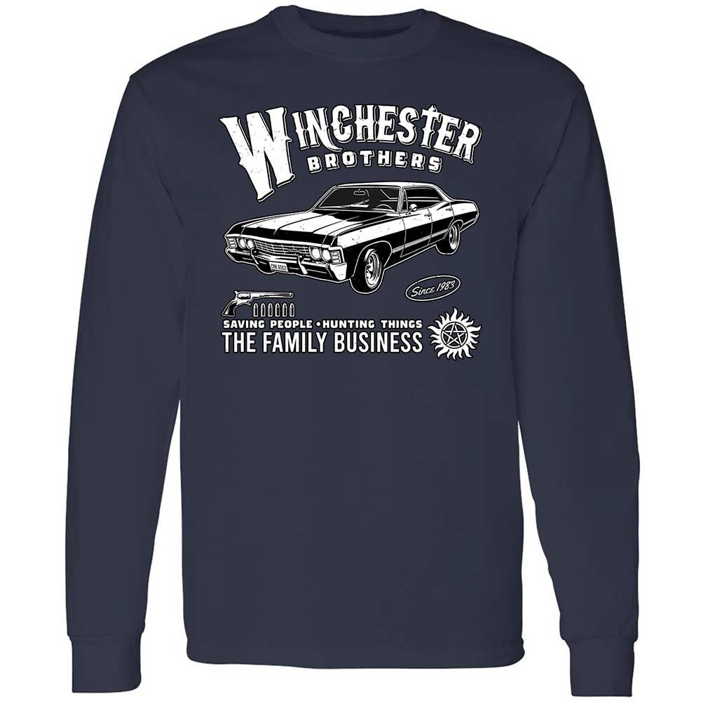 Long Sleeve T-Shirt - MXQFW52J - Navy - 2