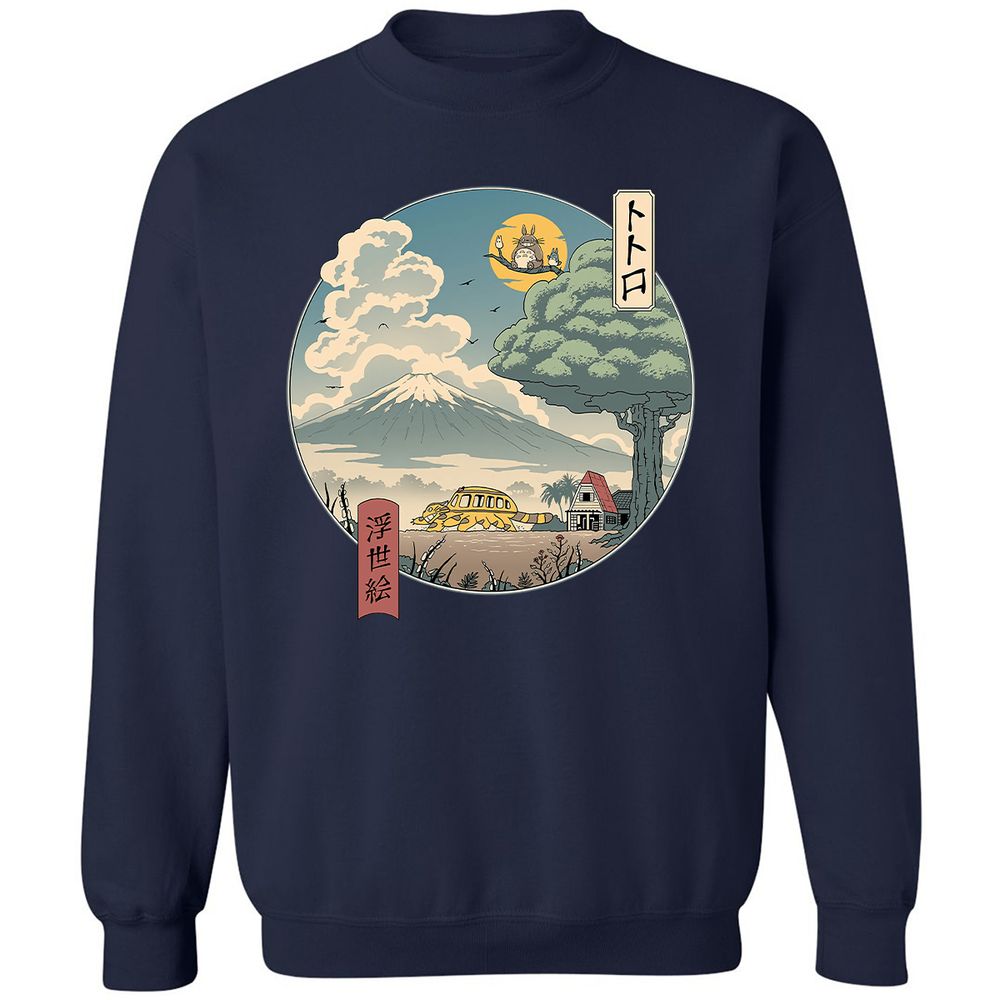 Classic Unisex Sweatshirt - B226JJ7C - Navy - 2