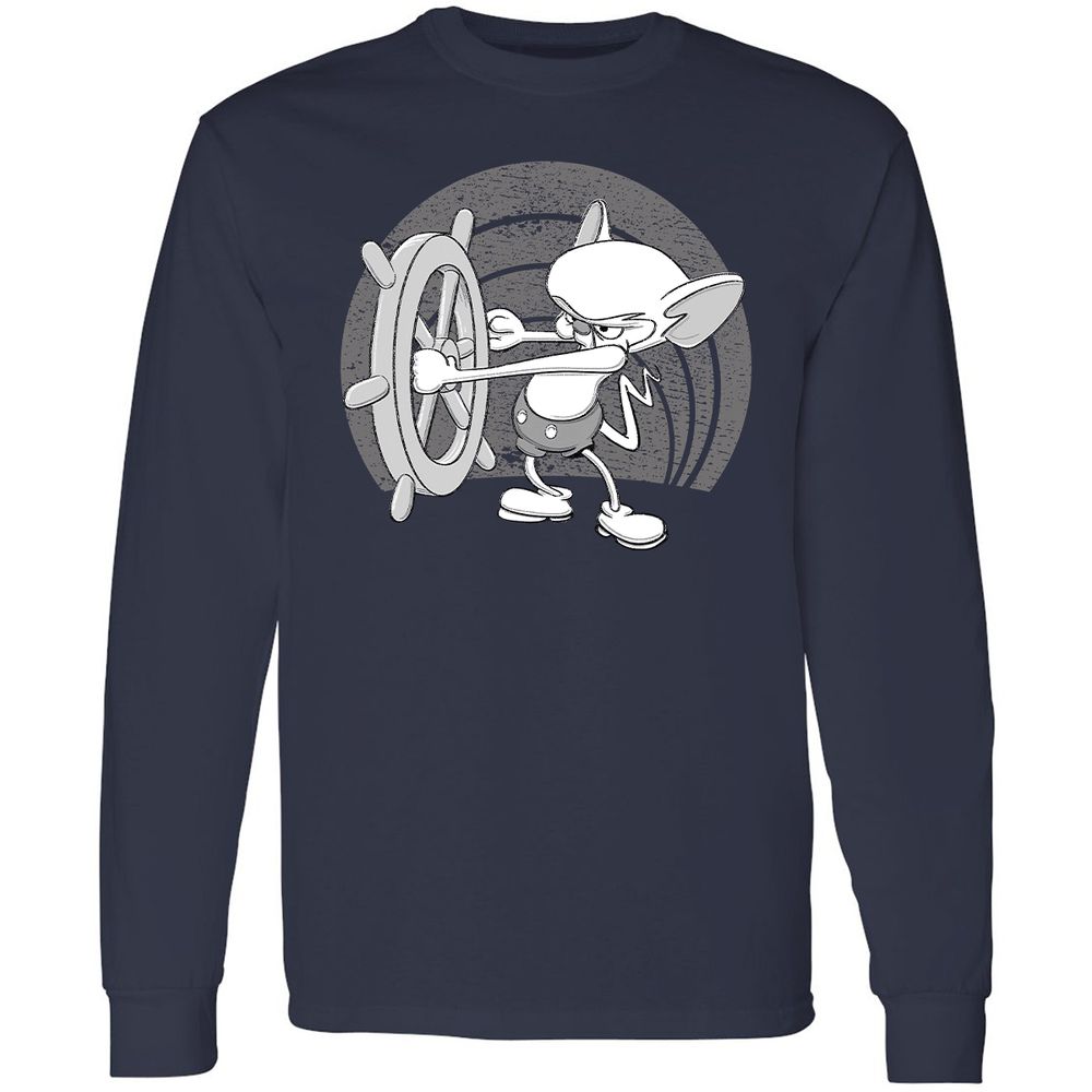 Long Sleeve T-Shirt - EWR9ARRX - Navy - 2