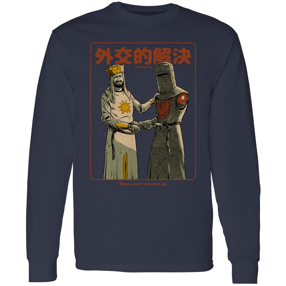 Long Sleeve T-Shirt - Black - Navy - 2