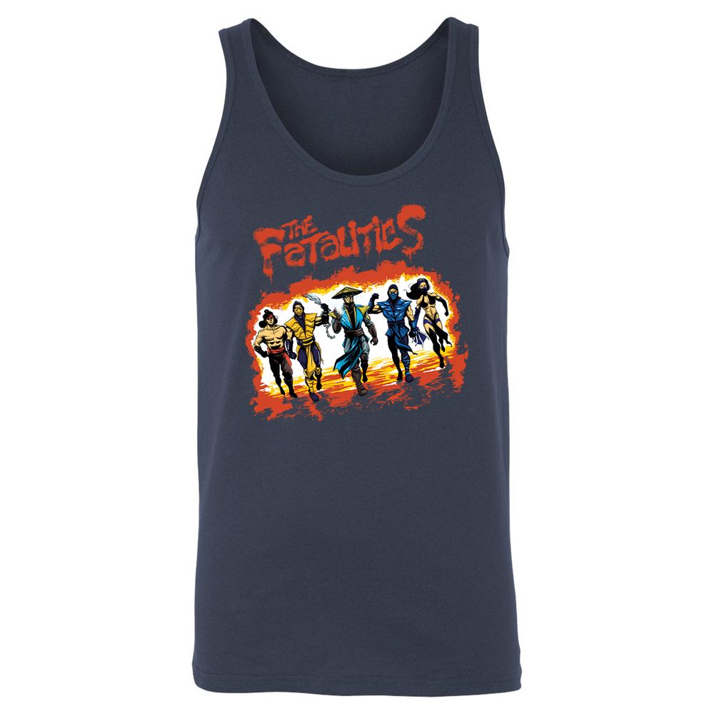 Unisex Jersey Tank - ANTRQSEK - Navy - 2