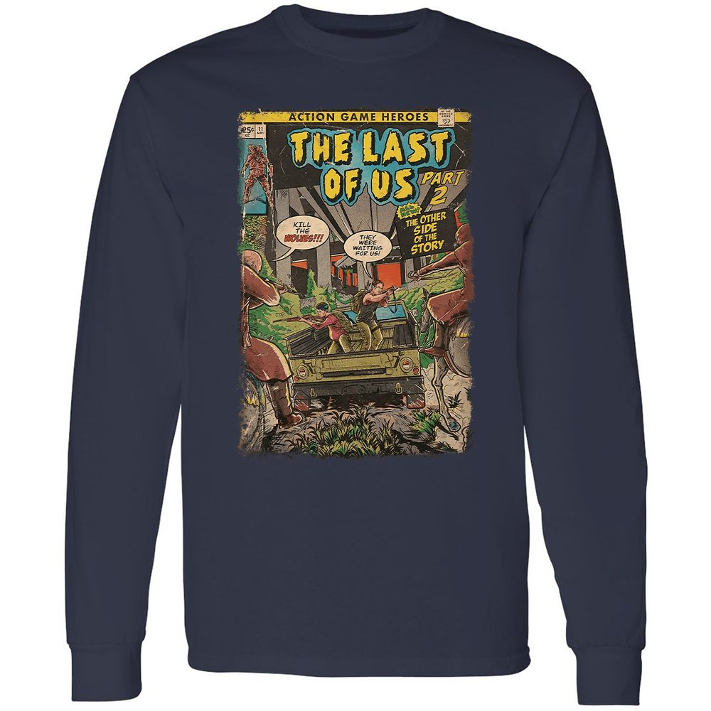 Long Sleeve T-Shirt - DQ8263X4 - Navy - 2