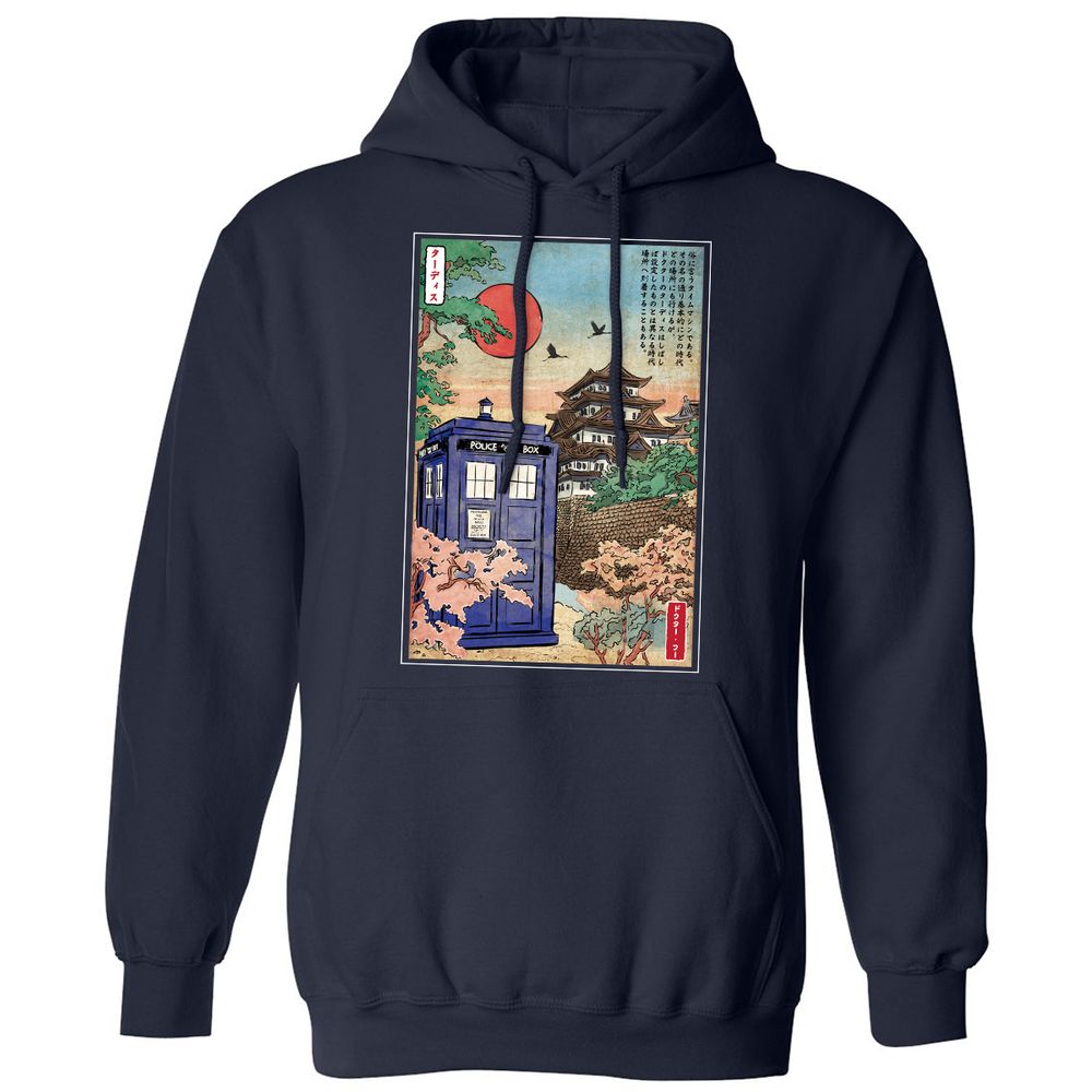 Classic Unisex Hoodie - LEDVTNWK - Navy - 2