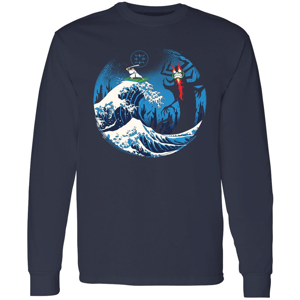 Long Sleeve T-Shirt - 68FD9F8U - Navy - 2