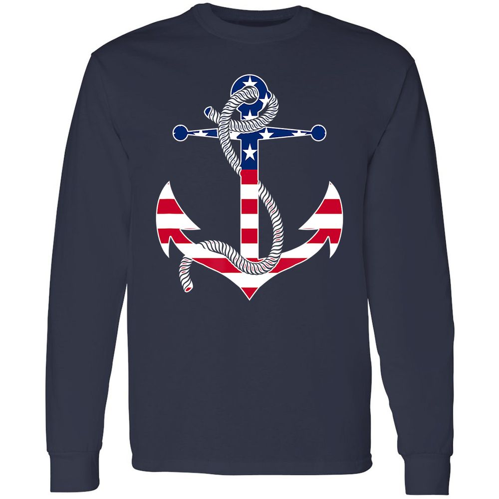 Long Sleeve T-Shirt - MRDD36MQ - Navy - 2