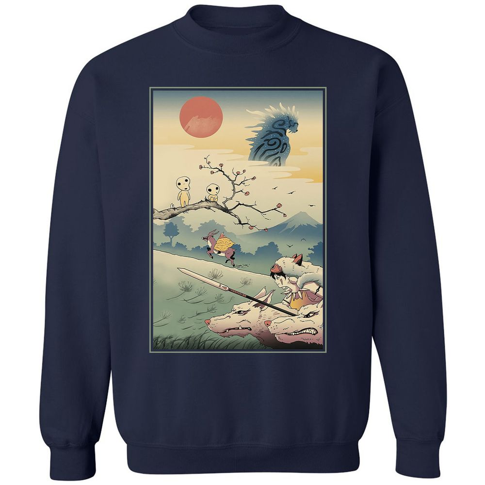 Classic Unisex Sweatshirt - BRJQPRUY - Navy - 2