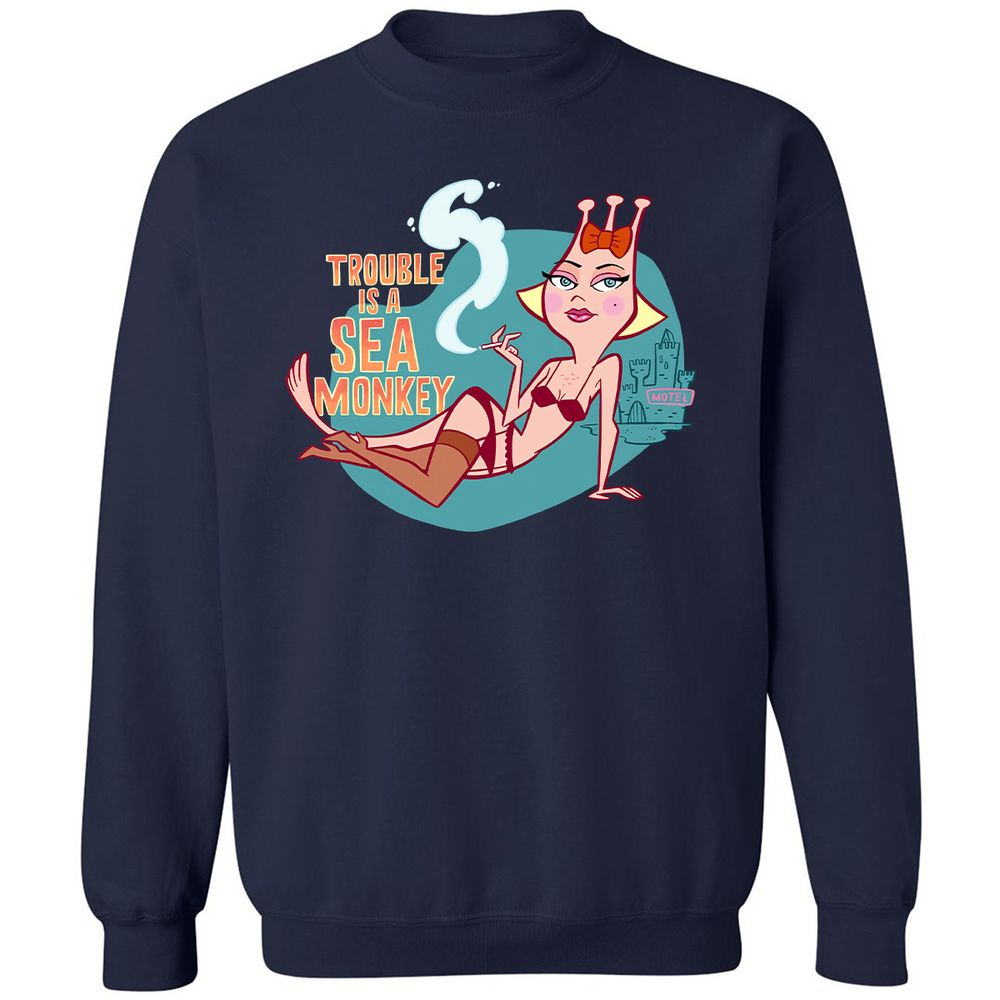 Classic Unisex Sweatshirt - 6X2RYR7D - Navy - 2