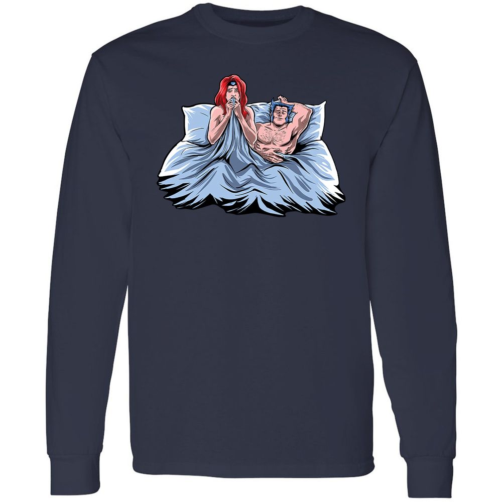 Long Sleeve T-Shirt - J75XG46M - Navy - 2