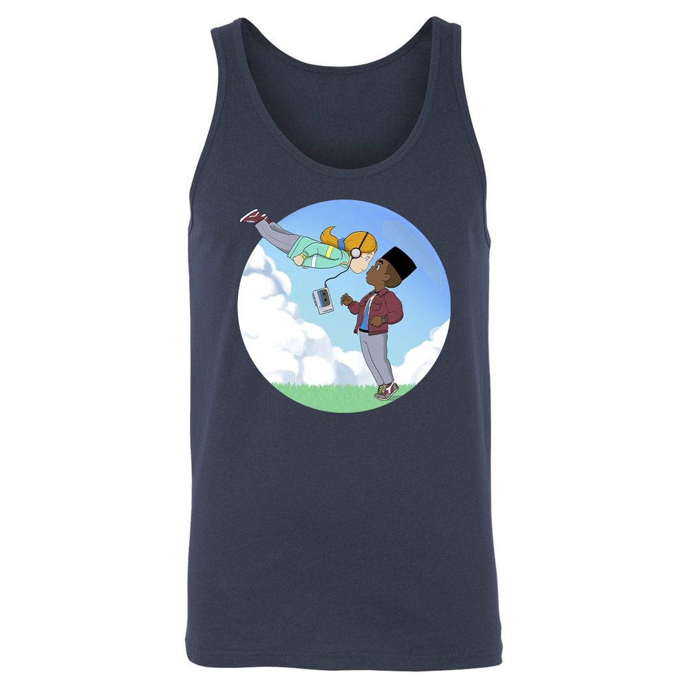 Unisex Jersey Tank - 58A6ZWDC - Navy - 2