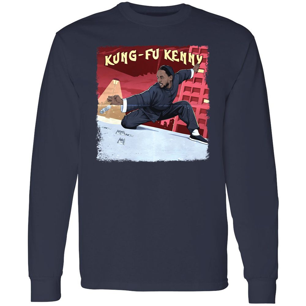 Long Sleeve T-Shirt - 1QDP6WK9 - Navy - 2
