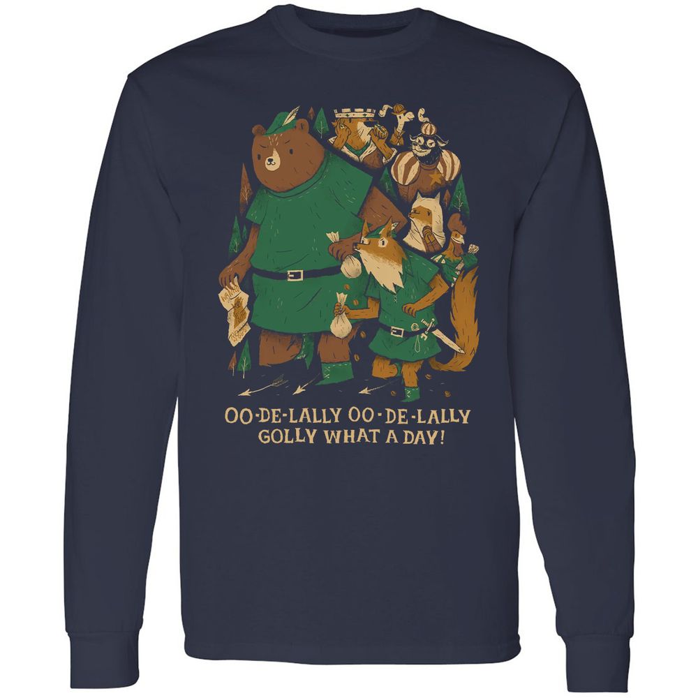 Long Sleeve T-Shirt - 7QNDZFWP - Navy - 2