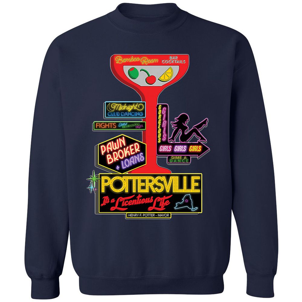 Classic Unisex Sweatshirt - SHEMZH1Y - Navy - 2