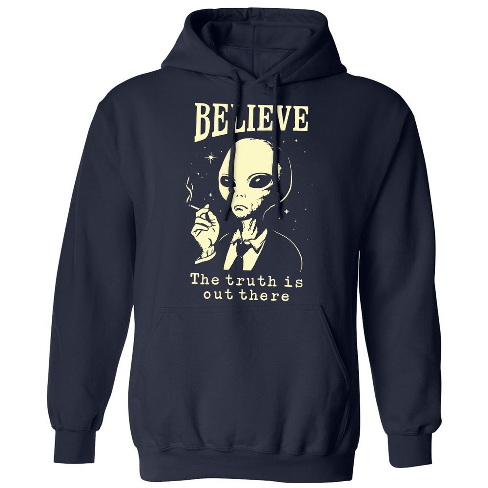 Classic Unisex Hoodie - NTN36CDW - Navy - 2