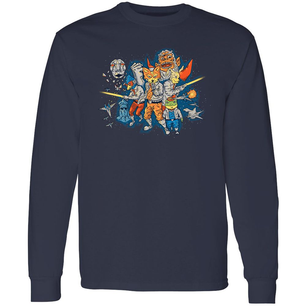 Long Sleeve T-Shirt - ZBWGULX3 - Navy - 2
