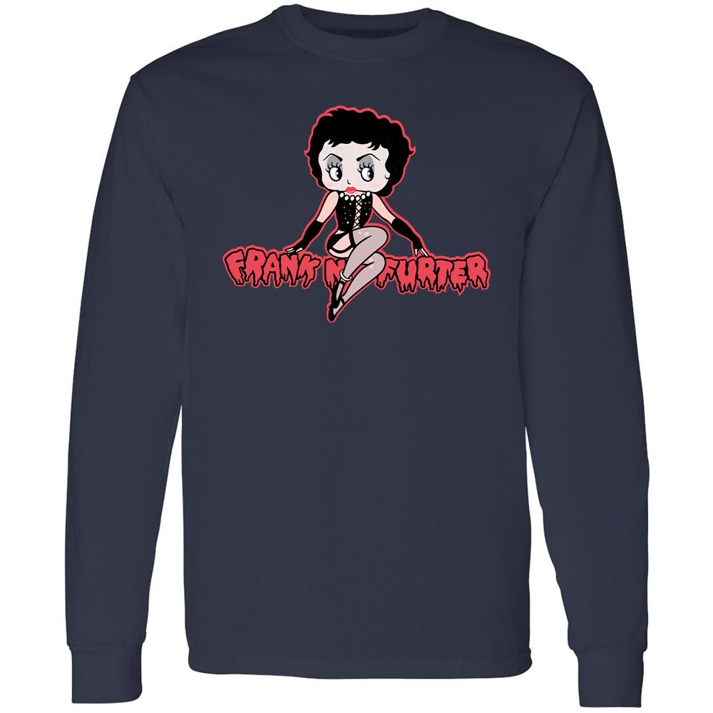 Long Sleeve T-Shirt - 374KUPN8 - Navy - 2