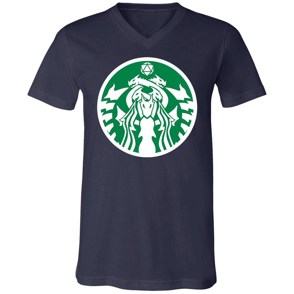 Unisex V-Neck T-Shirt - XXEC85R8 - Navy - 2