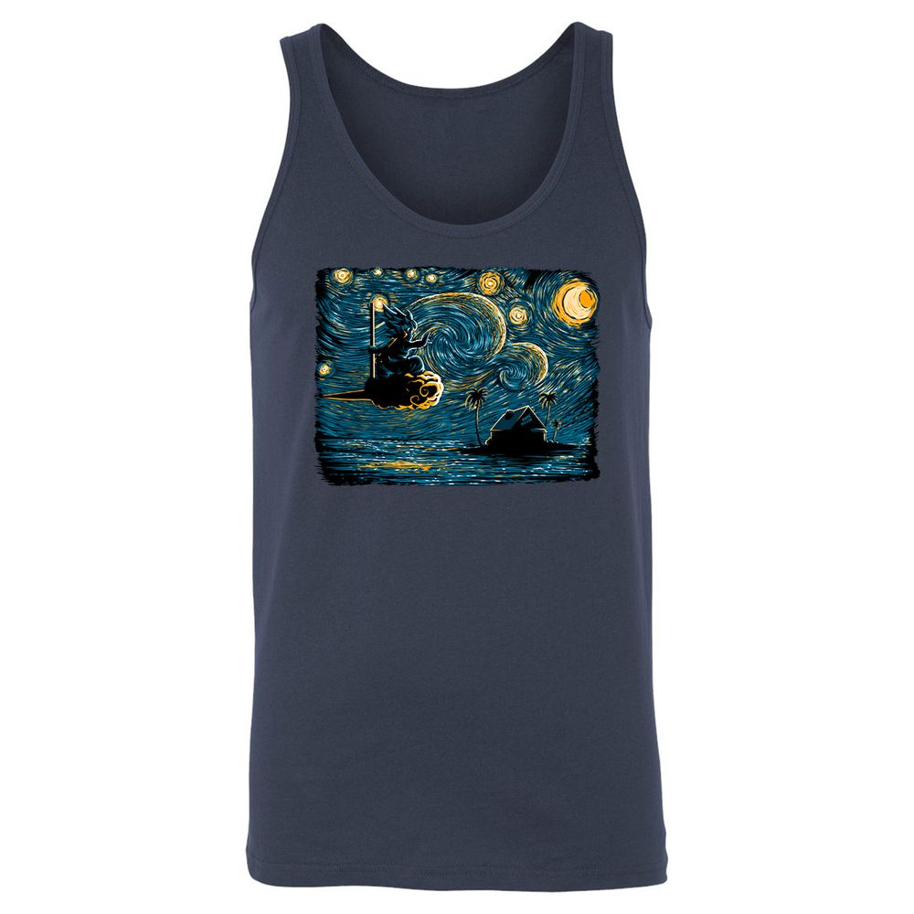Unisex Jersey Tank - LZYJQSSX - Navy - 2