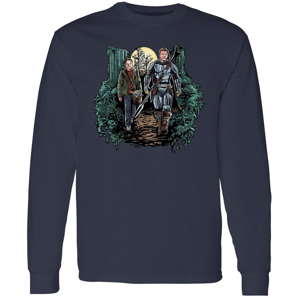 Long Sleeve T-Shirt - KNJF59S7 - Navy - 2