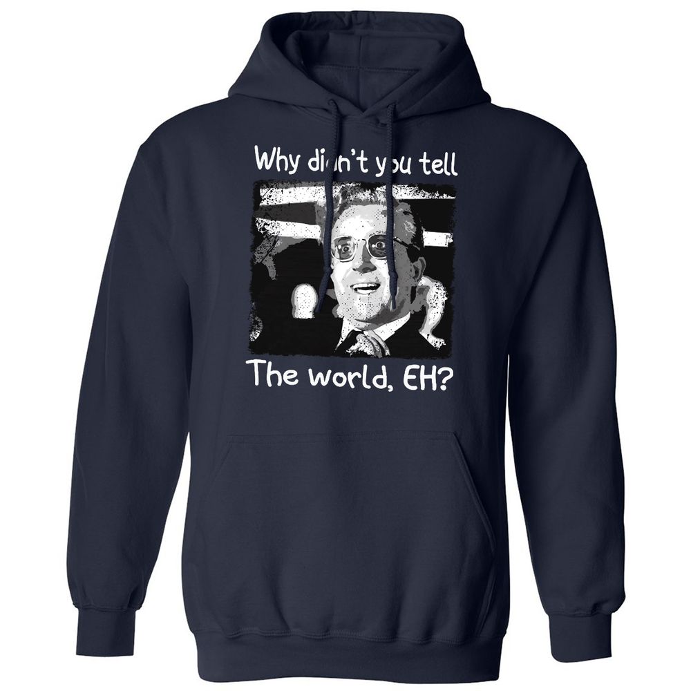 Classic Unisex Hoodie - QRTWQCBZ - Navy - 2