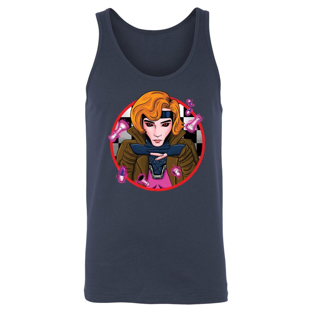 Unisex Jersey Tank - BGCS667Q - Navy - 2