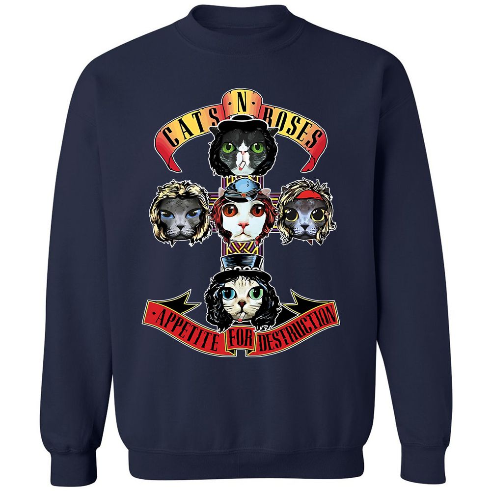 Guns N Roses - Navy - 2