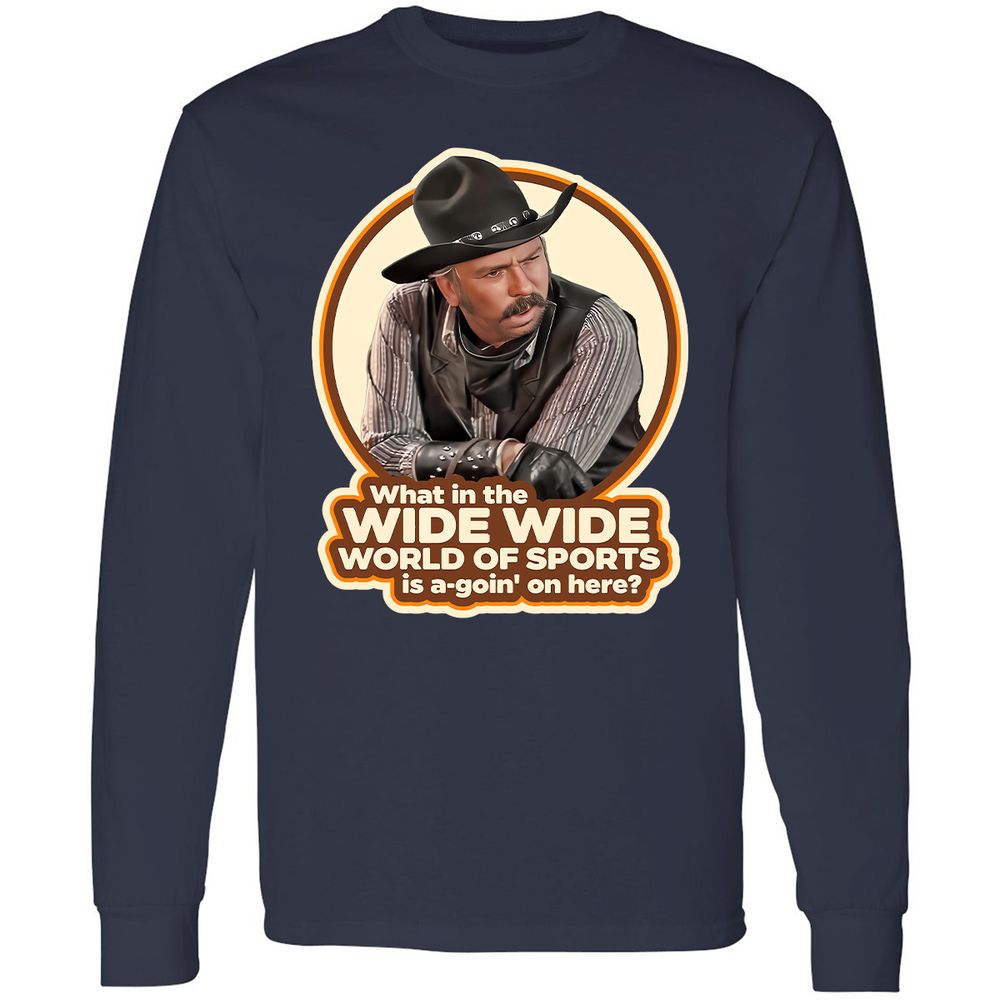 Long Sleeve T-Shirt - CZNJFFFJ - Navy - 2