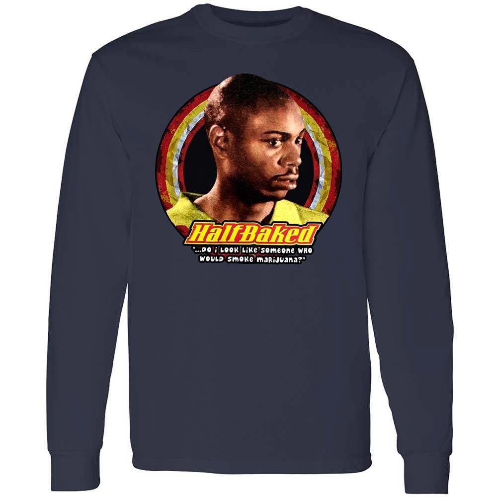 Long Sleeve T-Shirt - X83QJGMB - Navy - 2