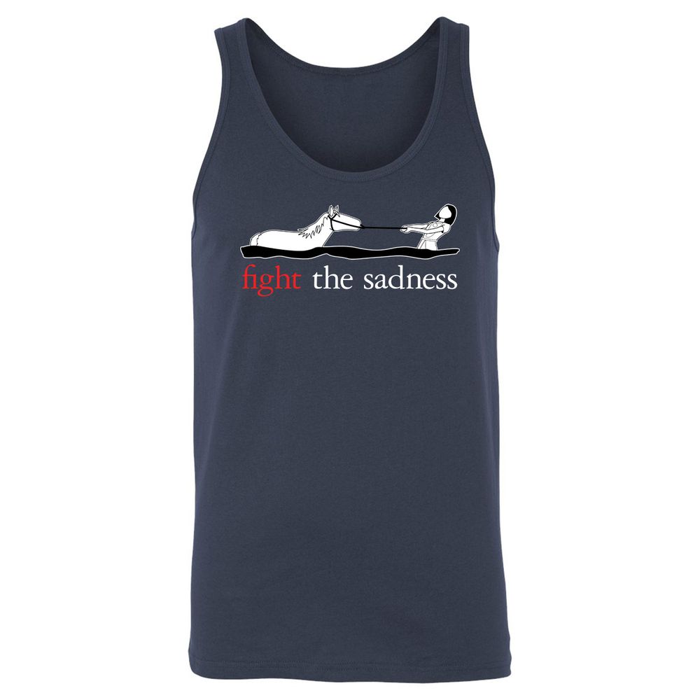 Unisex Jersey Tank - D9SRMH8J - Navy - 2